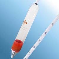 Kit mostimètre densimètre alcool - densité avec thermométre et eprouvette