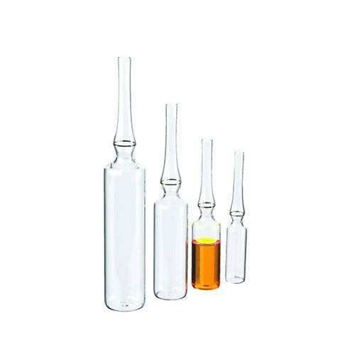 Ampoule prélimée standard en verre borosilicaté clair