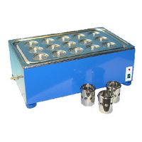 Bain marie bouillant pour extraits secs