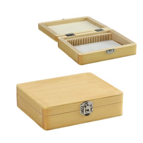 Boîte de rangement en bois pour lame porte-objets, EUROMEX®