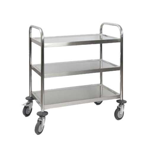 Chariot inox 3 plateaux