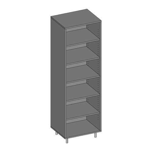 COL600 - Armoire sans porte, colonne étagères, SIDPA®