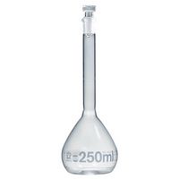 Fiole conique en verre borosilicate de 250ml, col large