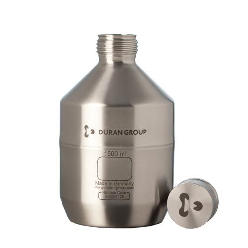 Flacon acier inox GL 45, avec UN-certification, DURAN®