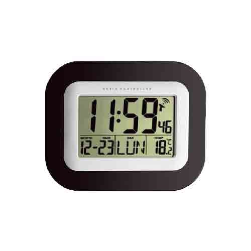 Horloge / Calendrier LCD, radio-pilotée, sur pile, LAB-ONLINE®