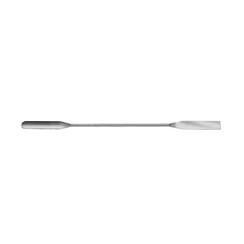 Micro-spatule double, inox, avec lames flexibles, LAB-ONLINE®